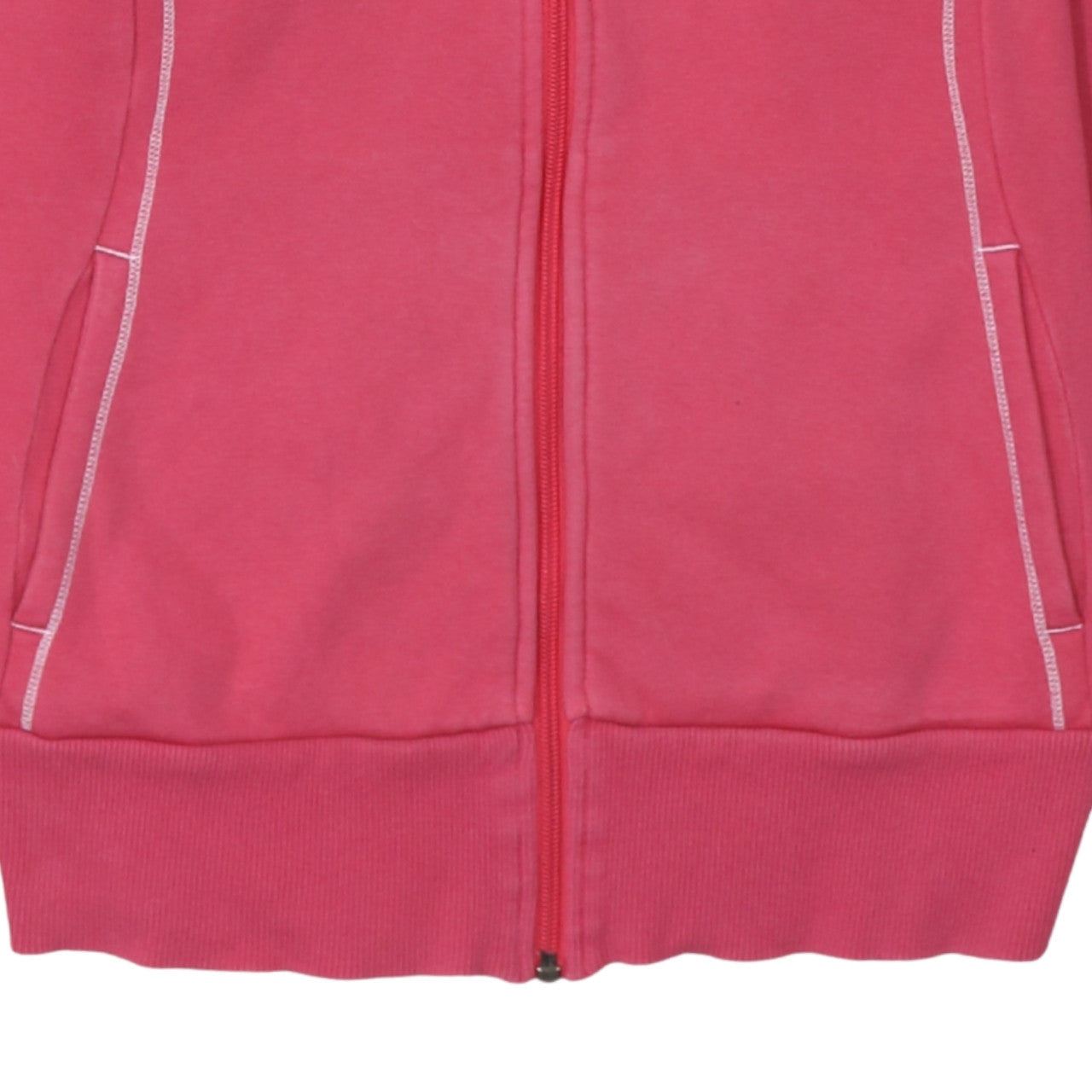 Womens UK Size 10 PUMA Pink Full Zip Hoodie