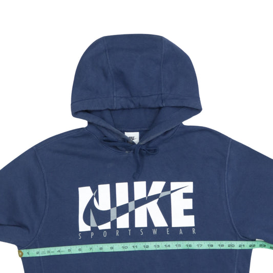 Mens UK Size S Nike Blue Pullover Hoodie