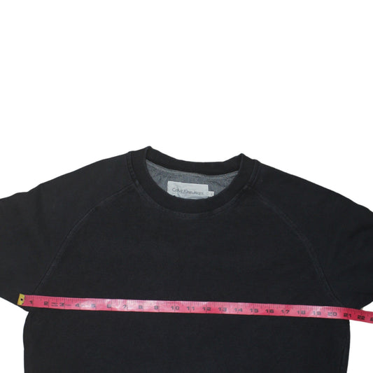 Mens UK Size M Calvin Klein Jeans Black Pullover Sweatshirt
