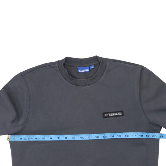 Mens UK Size S Napapijri Grey Pullover Sweatshirt