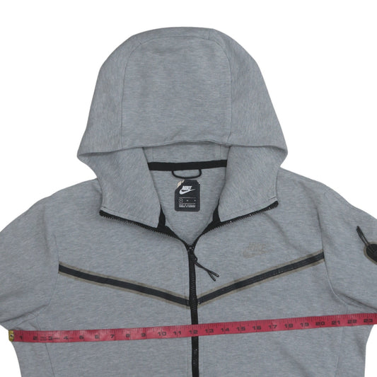 Mens UK Size M Nike Grey Full Zip Hoodie
