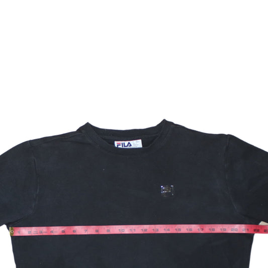 Mens UK Size S FILA Black Pullover Sweatshirt