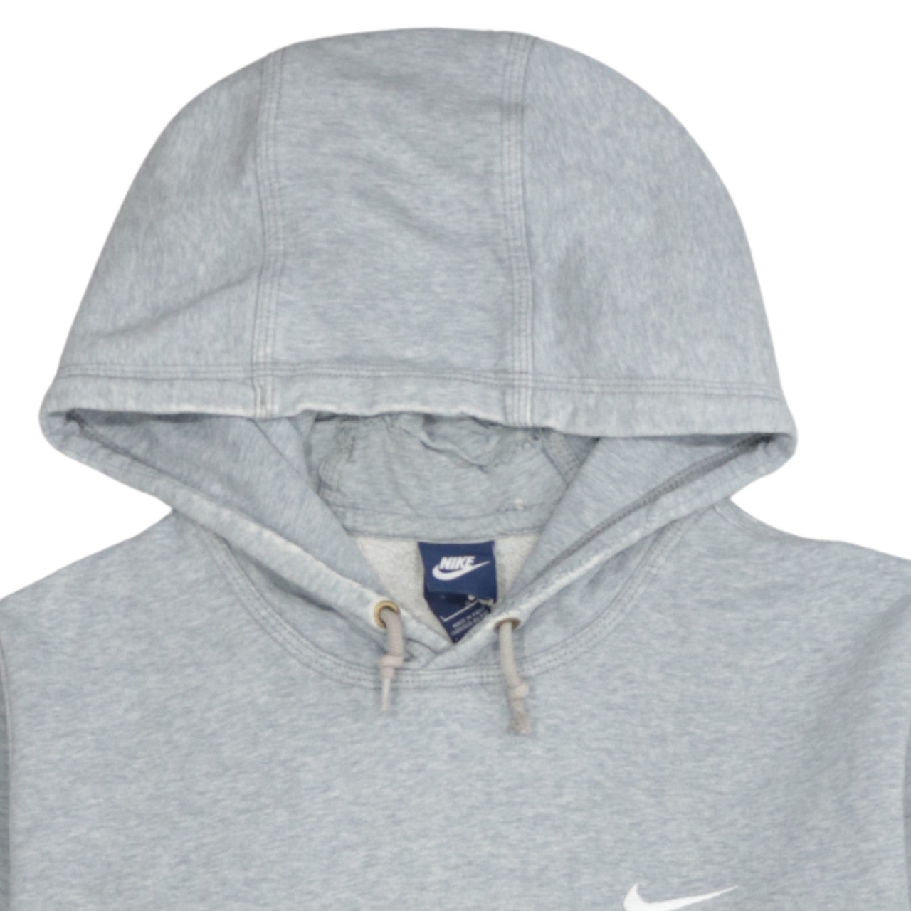 Mens UK Size L Nike Grey Pullover Hoodie