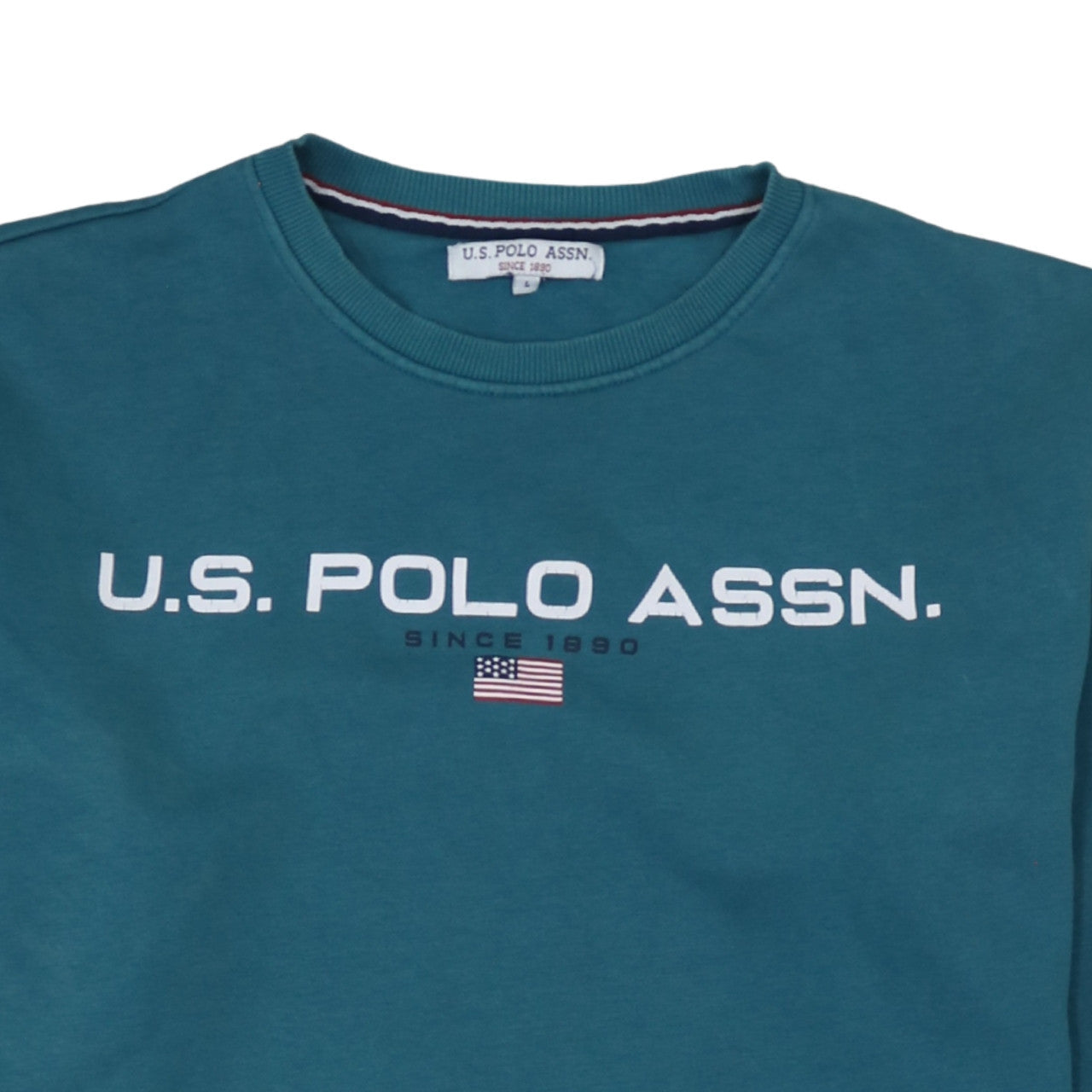 Mens UK Size L U.S. Polo Assn. Blue Pullover Sweatshirt