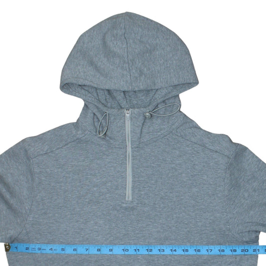 Mens UK Size S PUMA Grey 1/2 Zip Hoodie