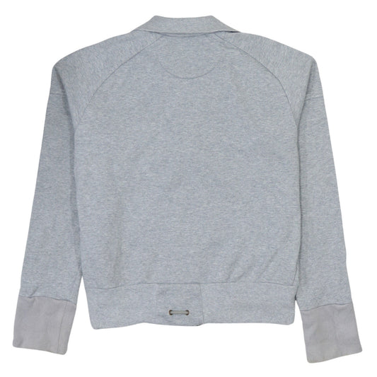 Nike Boys Grey Full Zip Sweatshirt L Jersey Athletic Casual