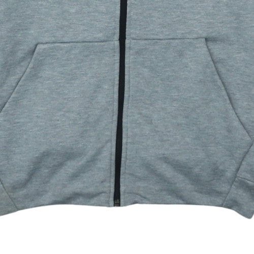 Mens UK Size S Nike Grey Full Zip Hoodie