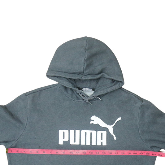 Mens UK Size L PUMA Grey Pullover Hoodie