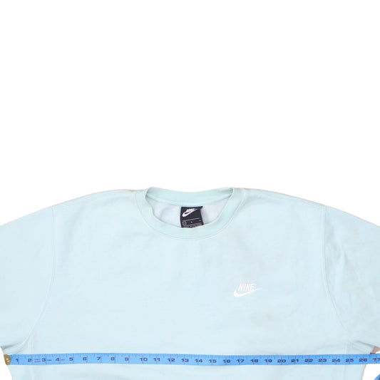 Womens UK Size L Nike Blue Pullover Sweatshirt