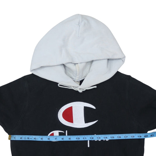 Womens UK Size L Champion Black Pullover Hoodie