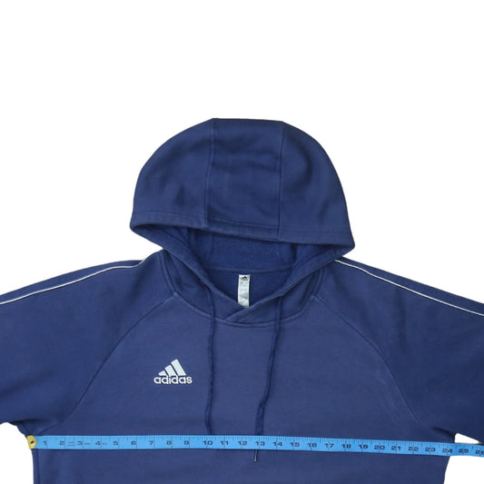 Mens UK Size L adidas Blue Pullover Hoodie