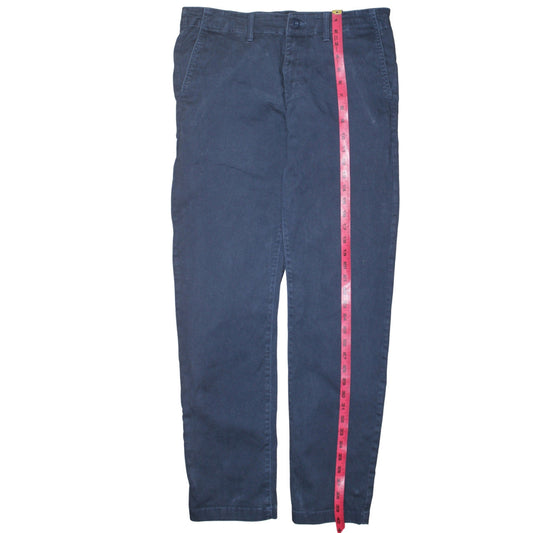 Mens UK Size M Dickies Regular Fit Chino Blue Trousers