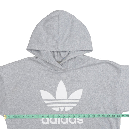 Womens UK Size 14 adidas Grey Pullover Hoodie