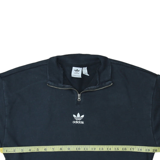 Womens UK Size 8 adidas Black Pullover Sweatshirt