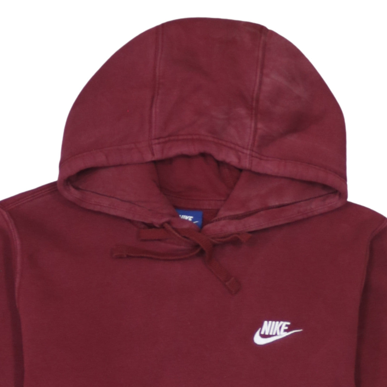 Mens UK Size S Nike Red Pullover Hoodie