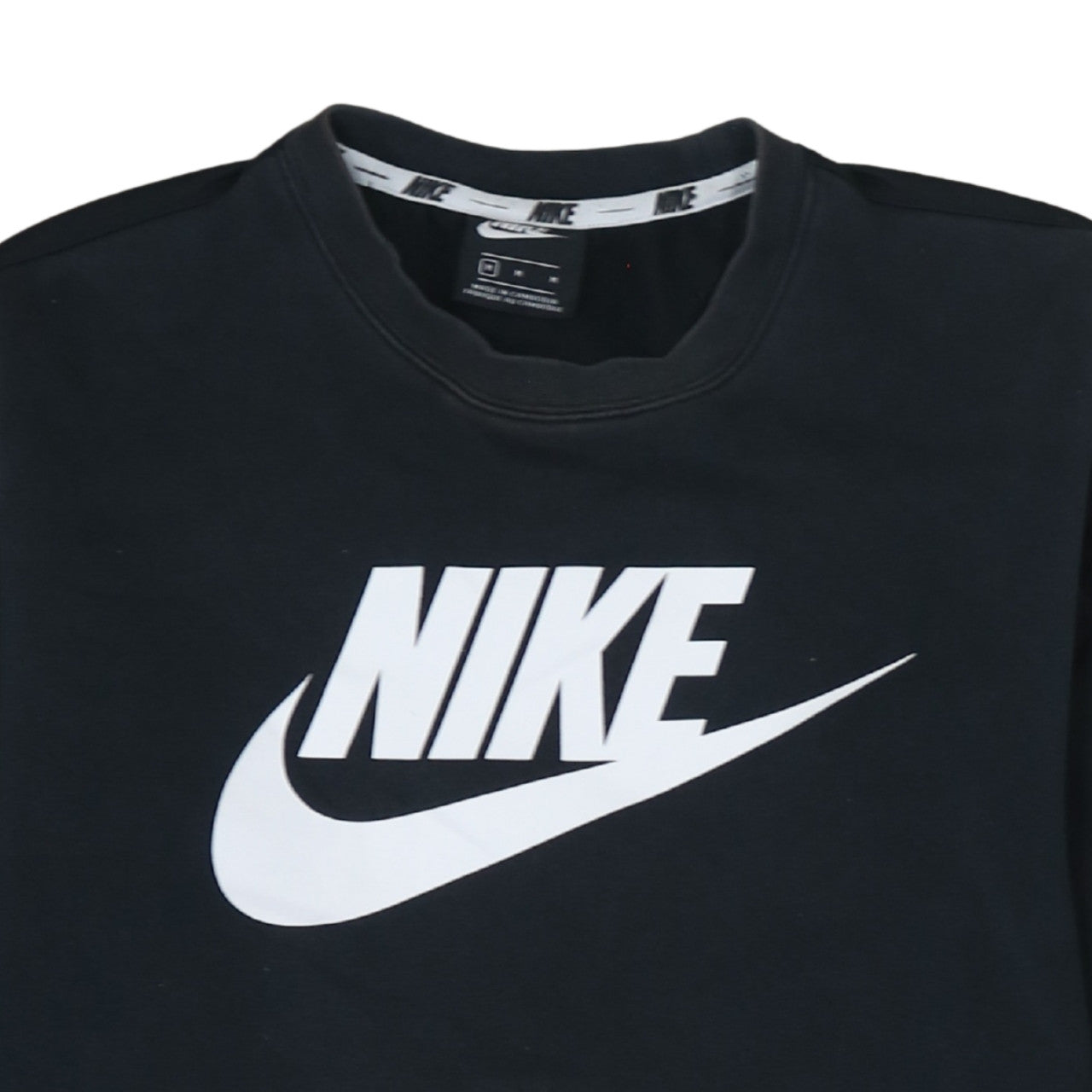 Mens UK Size M Nike Black Pullover Sweatshirt