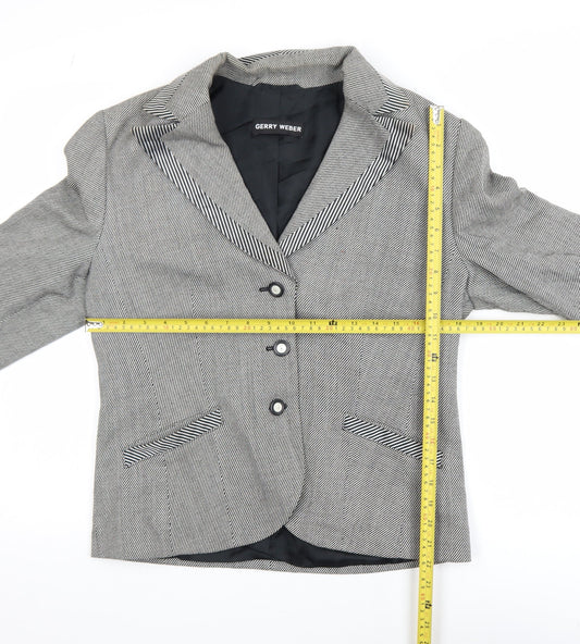 Womens UK Size 14 Gerry Weber Regular Grey Blazer