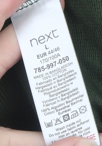 Mens UK Size L NEXT Green Pullover Sweatshirt