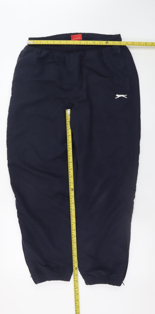 Womens UK Size L Slazenger Regular Fit Jogger Blue Trousers