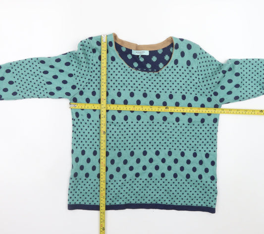 Womens UK Size L Dickins & Jones Blue Pullover Jumper