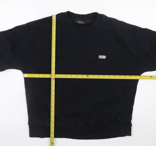 Mens UK Size M Trapstar Black Pullover Sweatshirt