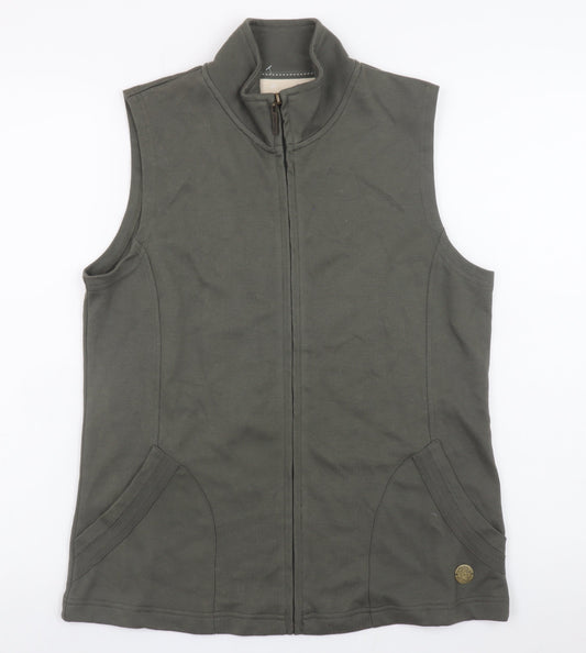 Womens UK Size 10 DASH Green Basic Jacket