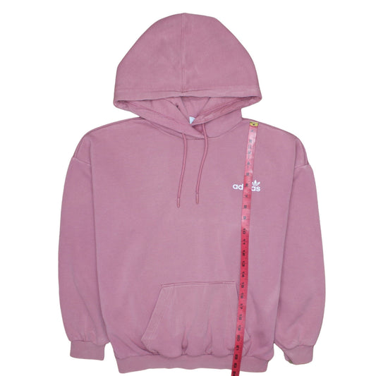 Womens UK Size 4 adidas Pink Pullover Hoodie
