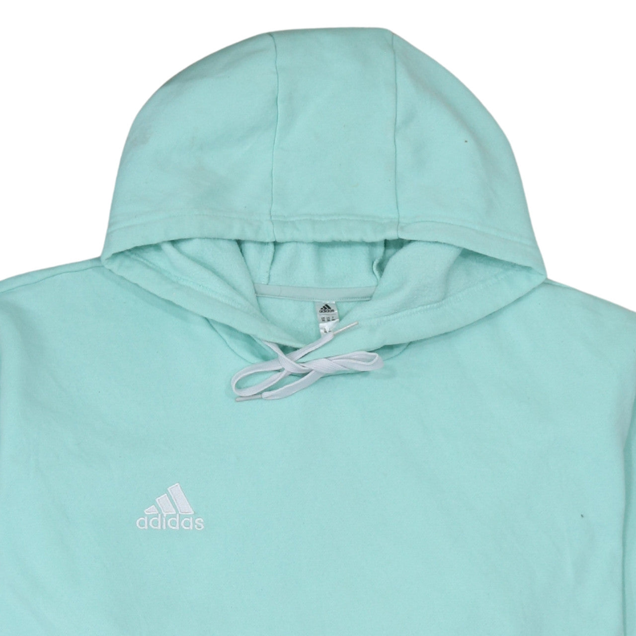 Womens UK Size 2XL adidas Blue Pullover Hoodie