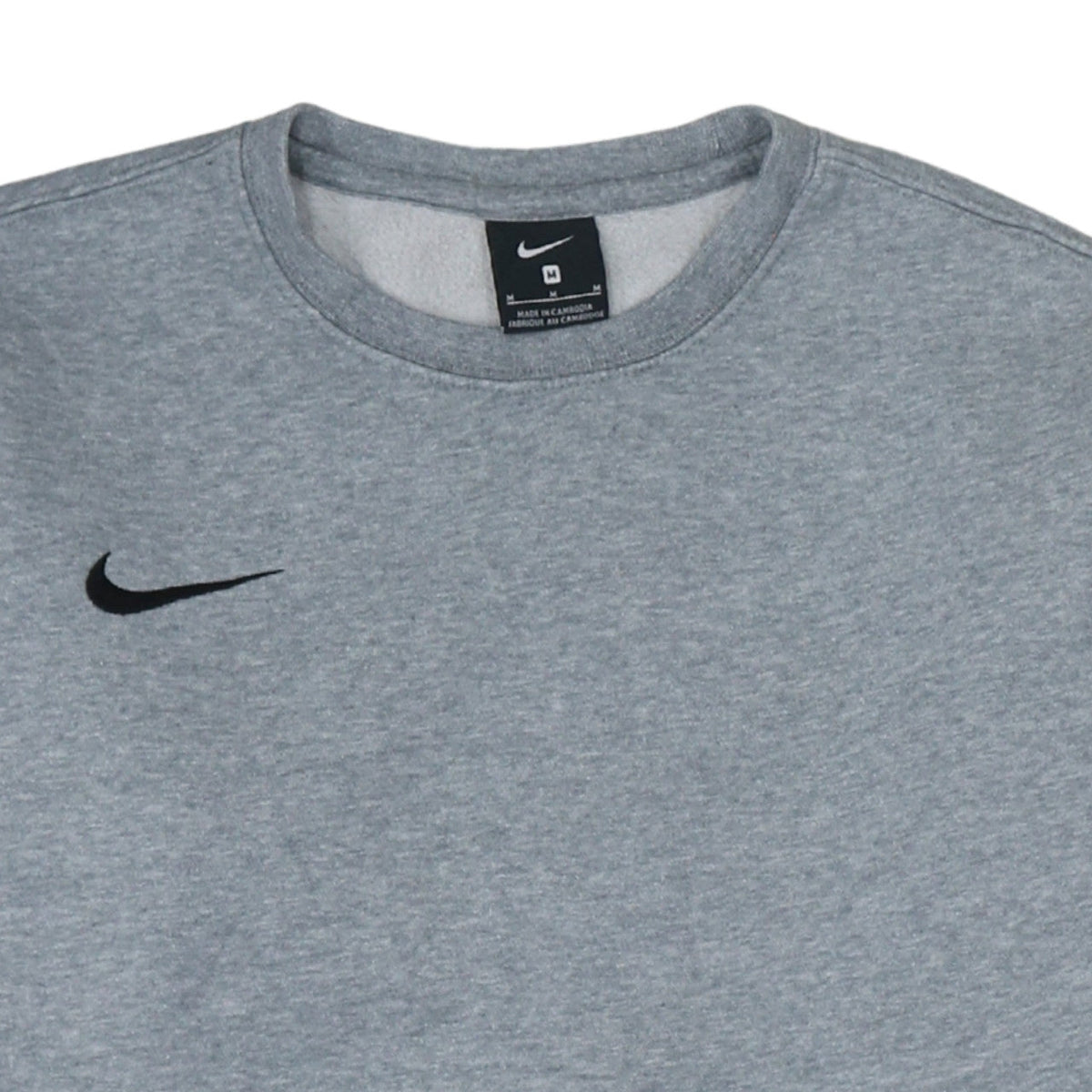 Mens UK Size M Nike Grey Pullover Sweatshirt