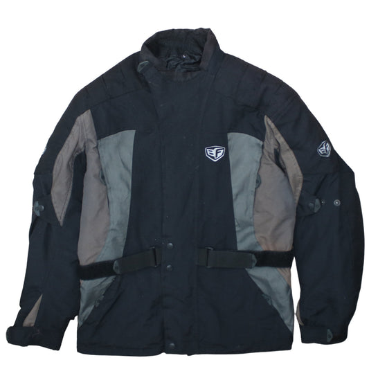 Mens UK Size L EF Motorcycle Hardwear Black Motorcycle Jacket
