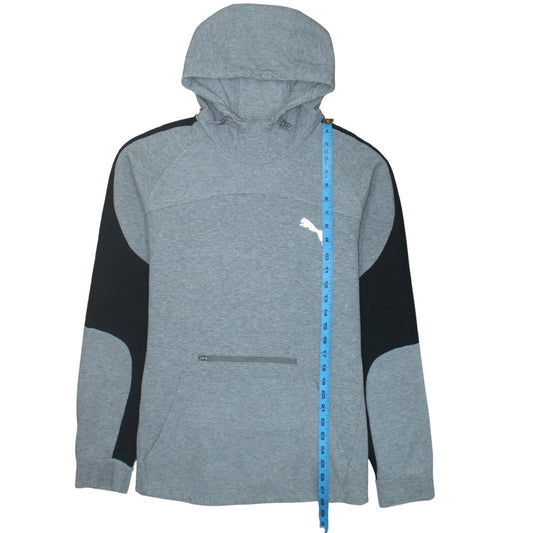 Mens UK Size XL PUMA Grey Pullover Hoodie