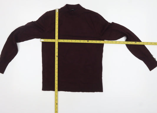 Womens UK Size 8 Nobody's Child Purple Pullover Jumper