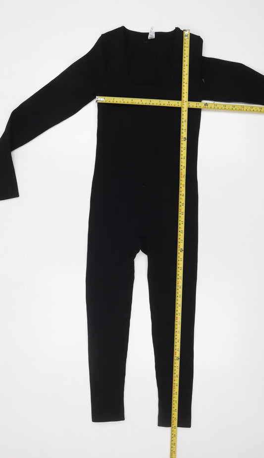 Womens UK Size S MOOSLOVER One-Piece Black Catsuit