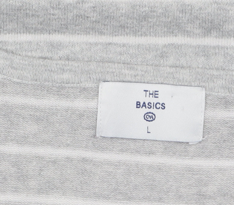 Womens UK Size L C&A Grey Pullover Jumper