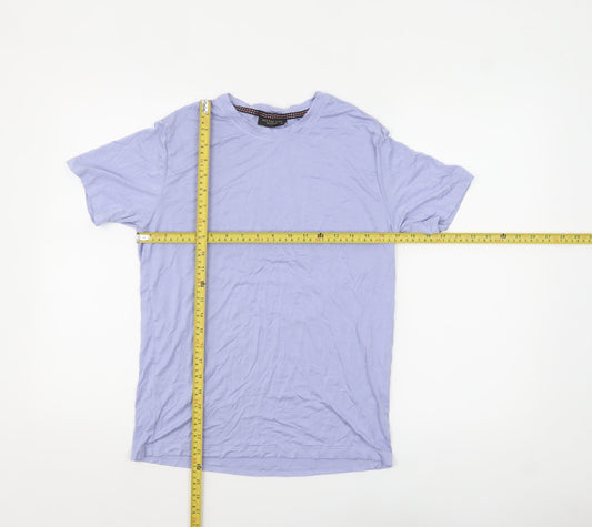 Mens UK Size M Better Life Purple T-Shirt