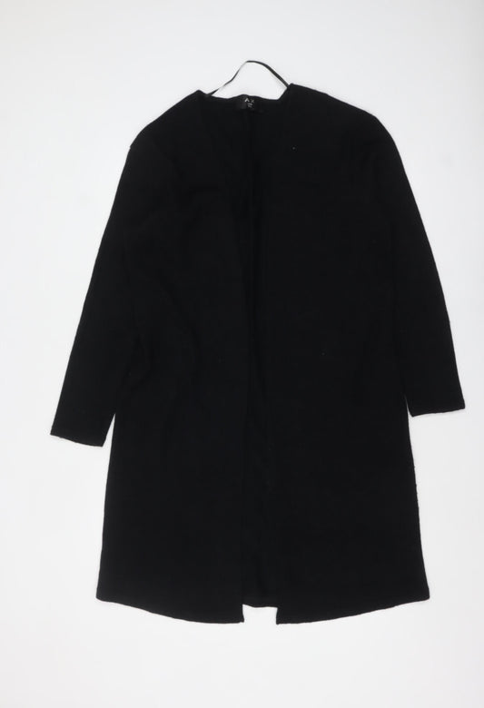 Womens UK Size M/L AX Paris Black Cardigan Jumper