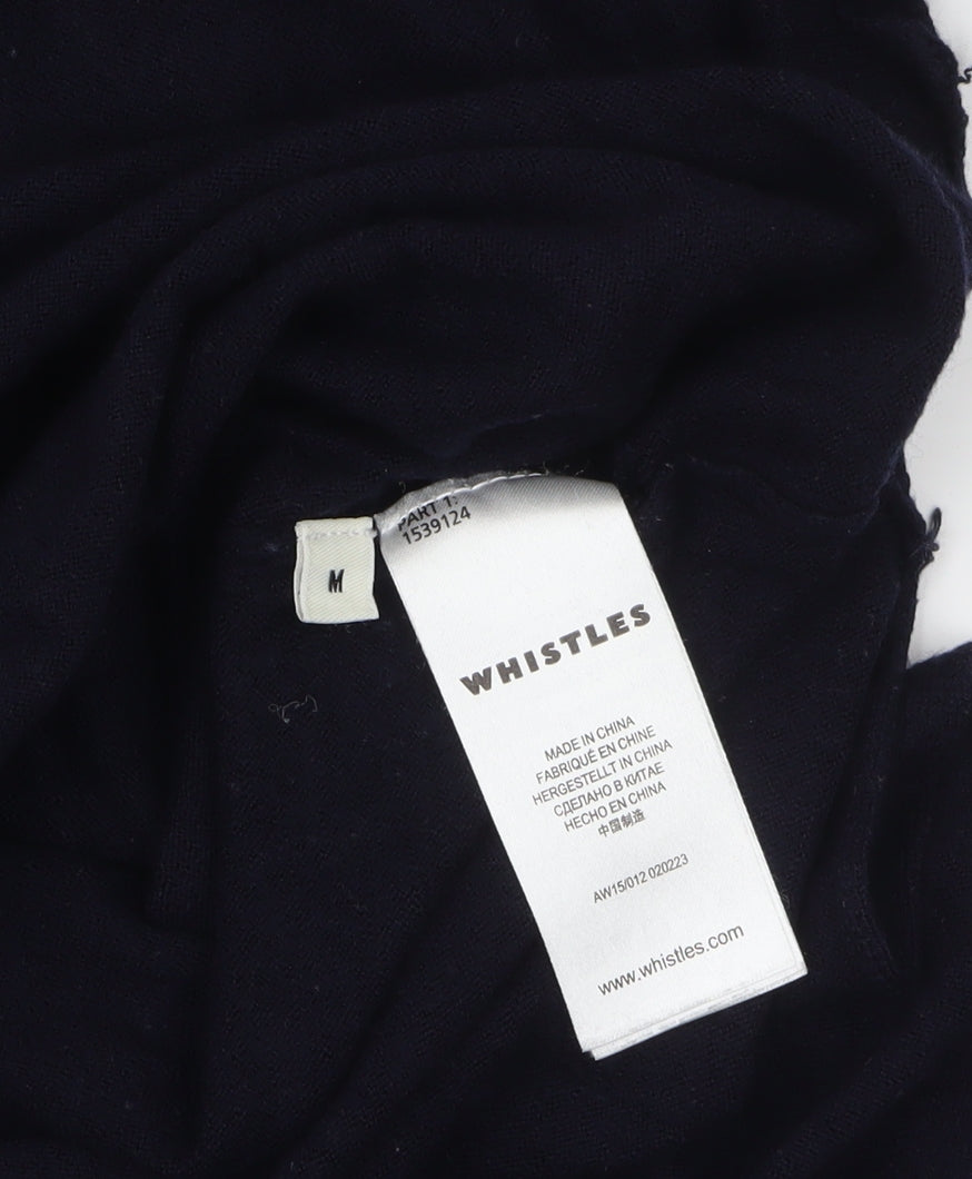 Womens UK Size M Whistles Black Pullover Jumper