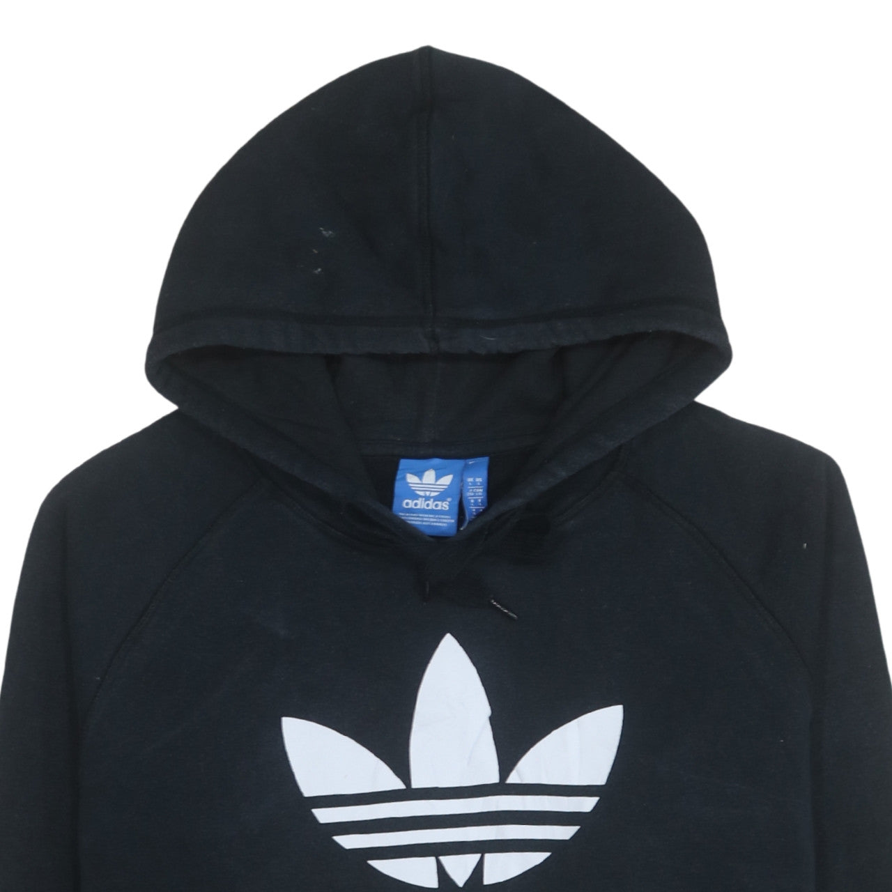 Mens UK Size L adidas Black Pullover Hoodie
