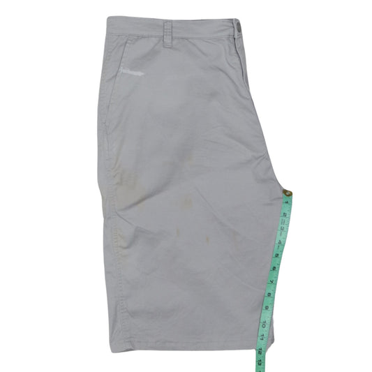 Wrangler Men's Grey Cargo Shorts 38 Tall Cotton Stretch Casual