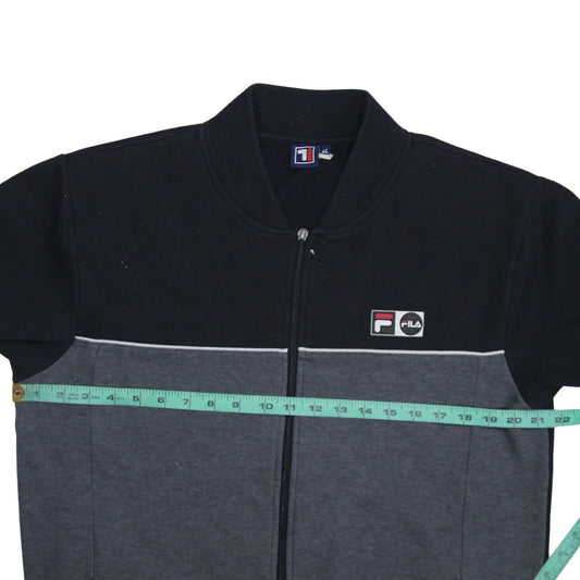 Fila Men's Black XL Track Jacket Full Zip Sportswear