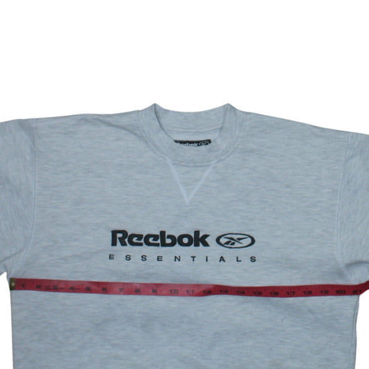 Womens UK Size 10 Reebok Grey Pullover Sweatshirt