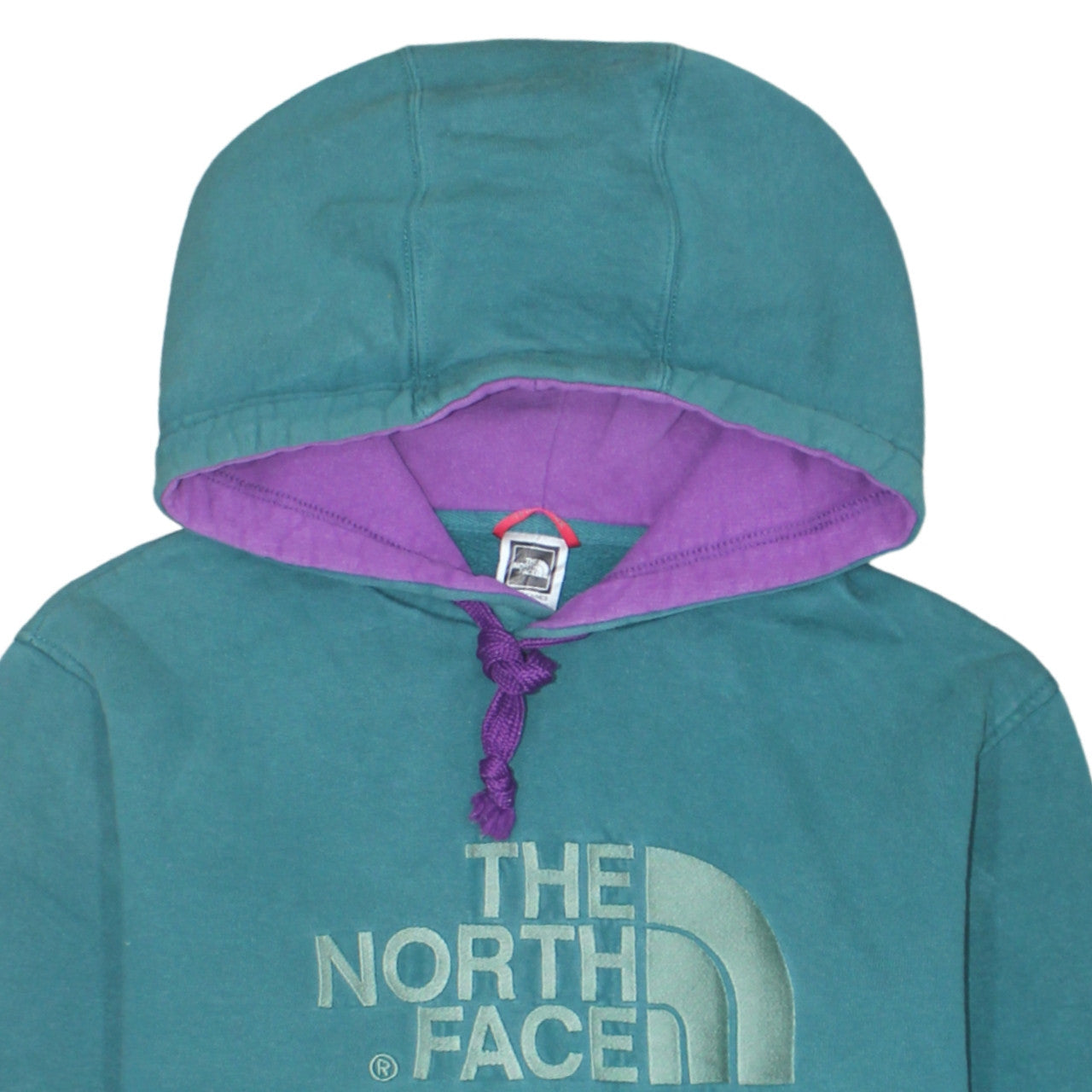 Mens UK Size S The North Face Green Pullover Hoodie