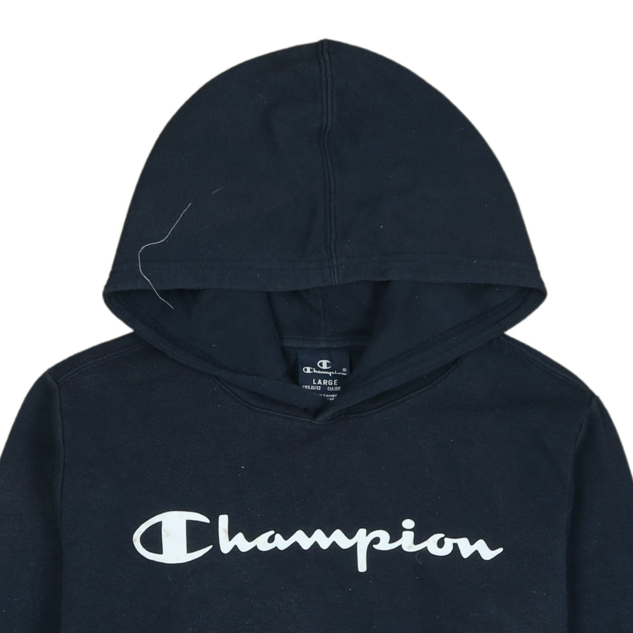 Boys UK Size 11-12 Years Champion Black Pullover Hoodie