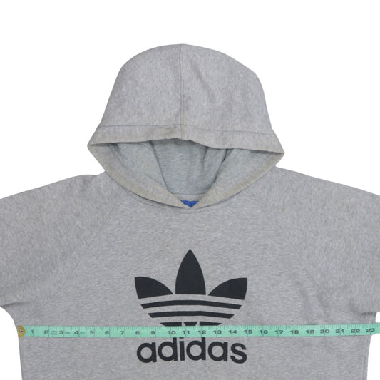 Mens UK Size L adidas Grey Pullover Hoodie