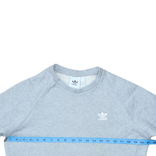 Mens UK Size S adidas Grey Pullover Sweatshirt