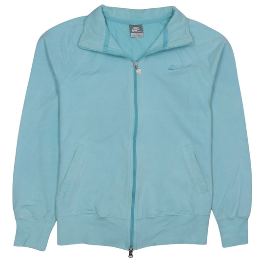 Womens UK Size L Nike Blue Gym & Training Running & Jogging Walking Jacket