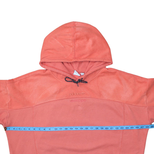 Womens UK Size 16 adidas Pink Pullover Hoodie