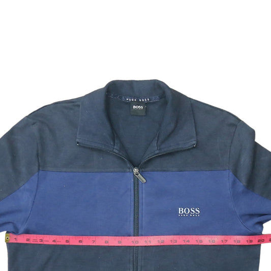 Mens UK Size M HUGO BOSS Blue Gym & Training Running & Jogging Walking Jacket
