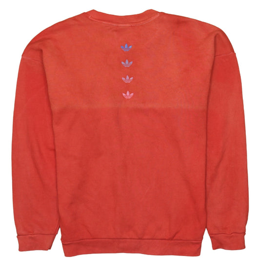Womens UK Size XS adidas Red Pullover Sweatshirt
