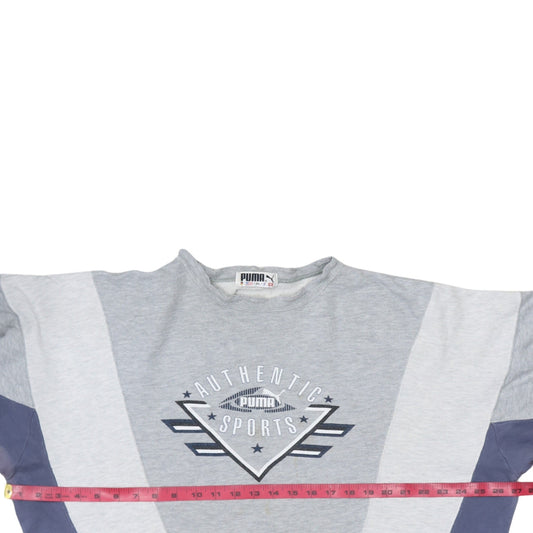 Mens UK Size XL PUMA Grey Pullover Sweatshirt